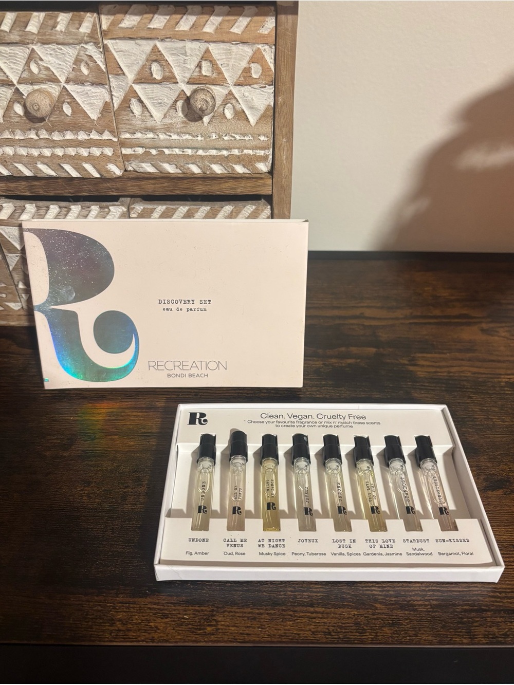 Recreation Bondi Beach Australian Perfume Discovery set Clean Beauty